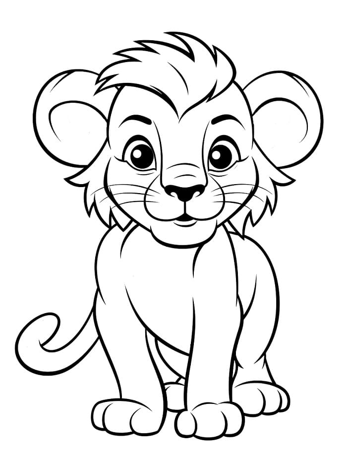 Un Leone da colorare