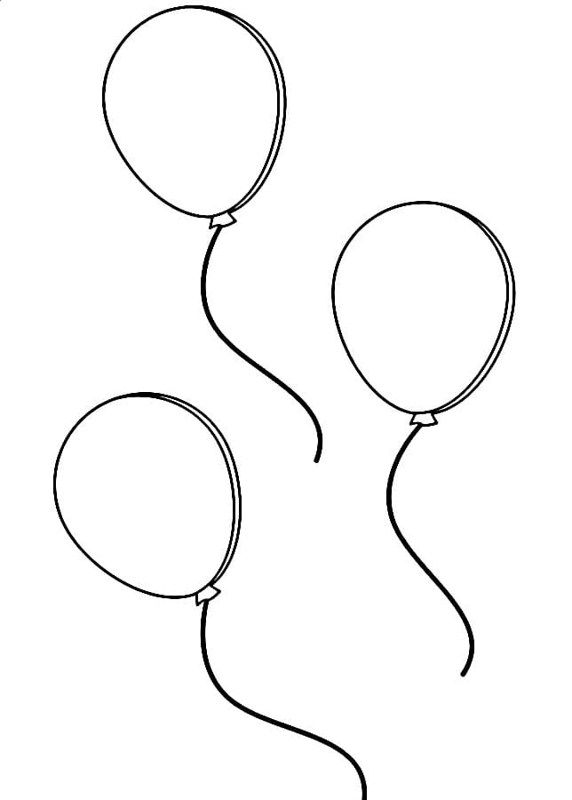 Un Palloncino da colorare