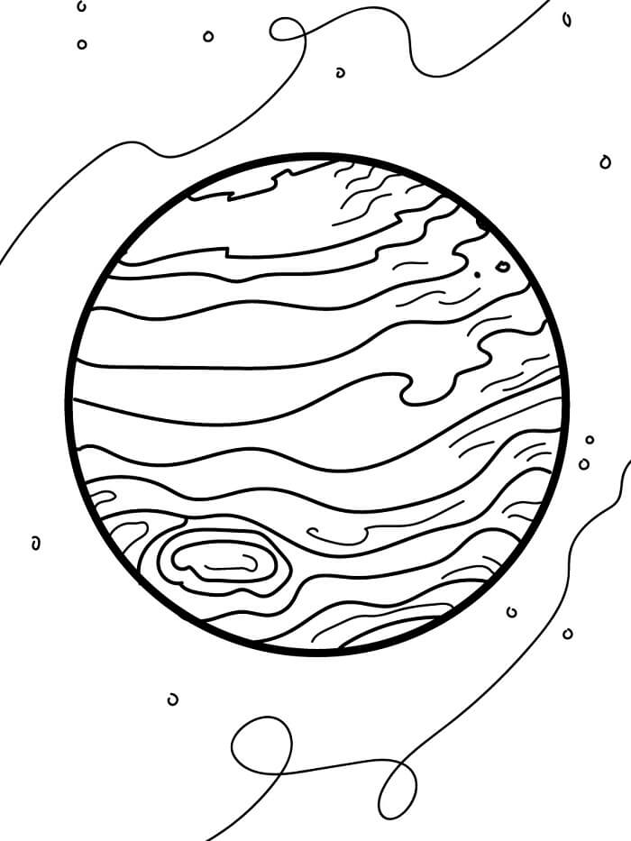 Un pianeta normale da colorare