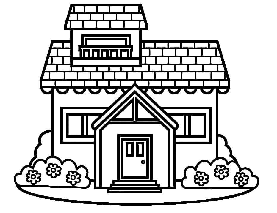Una Casa da colorare