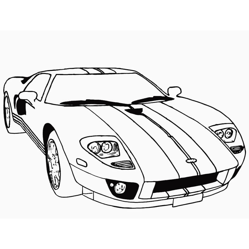 Una Lamborghini da colorare