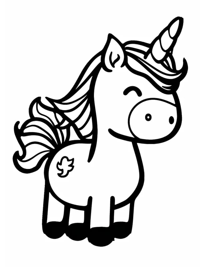 Unicorno Meraviglioso da colorare