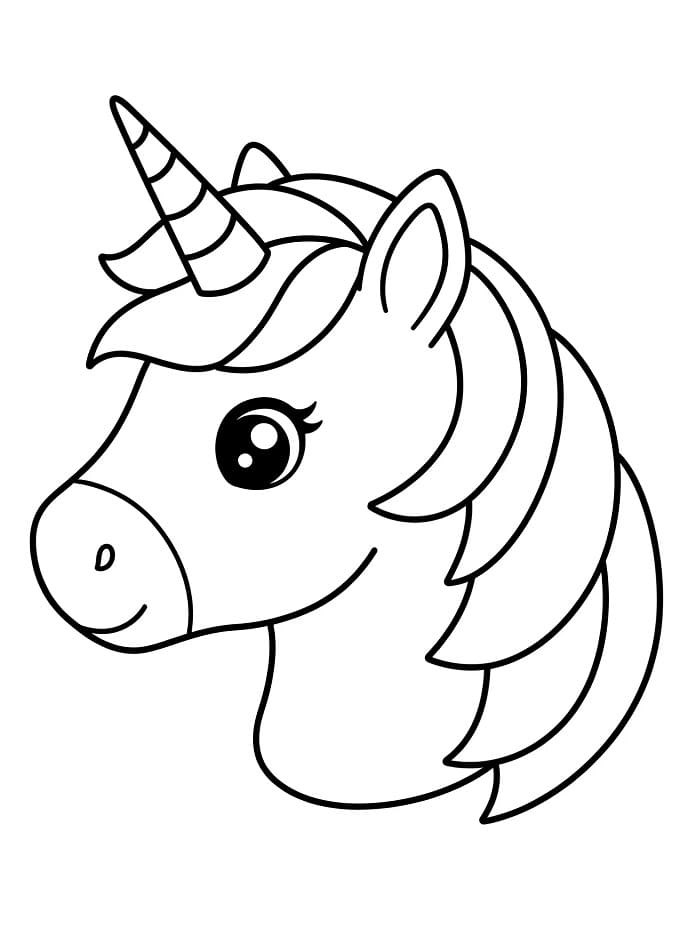 Unicorno Splendido da colorare