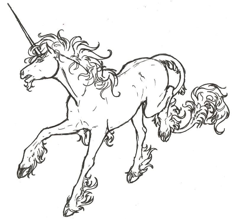 Unicorno a Costo Zero da colorare