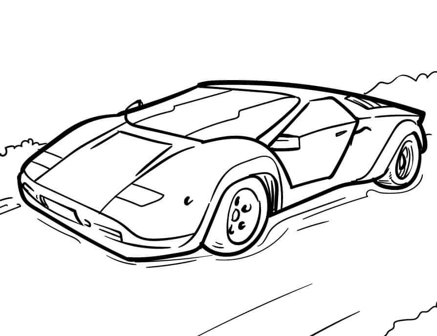 Veicolo Auto da colorare