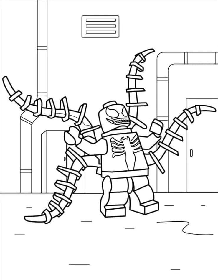 Venom Gratis per Bambini da colorare