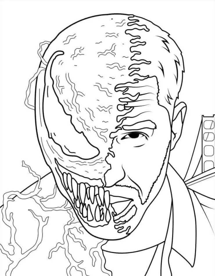 Venom Gratuito Stampabile da colorare