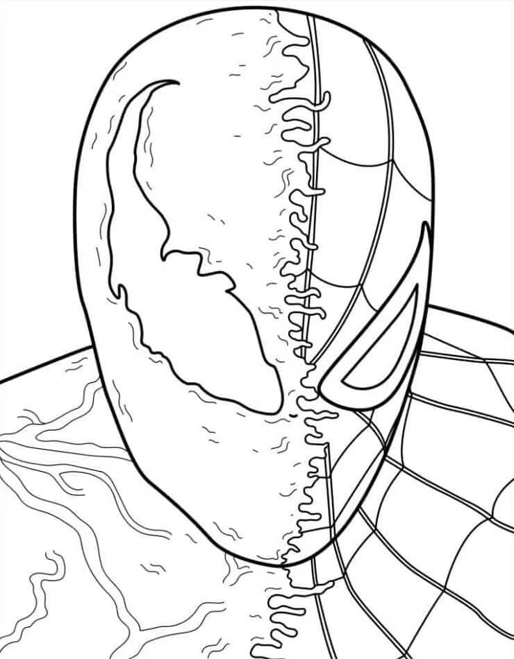 Venom Stampabile Gratis da colorare