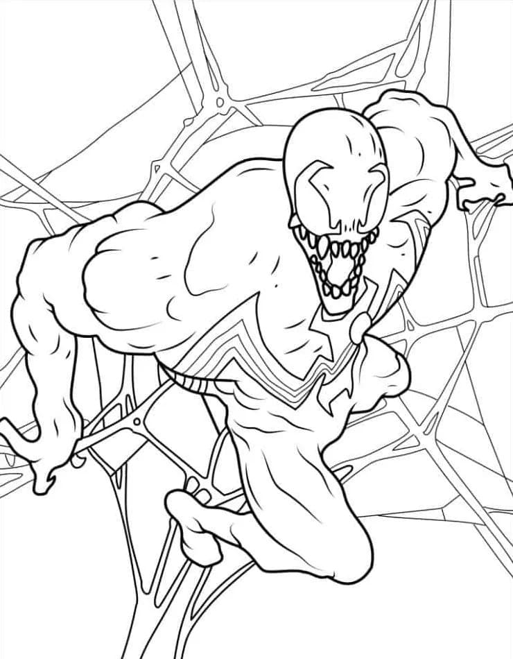 Venom Stampabile da colorare