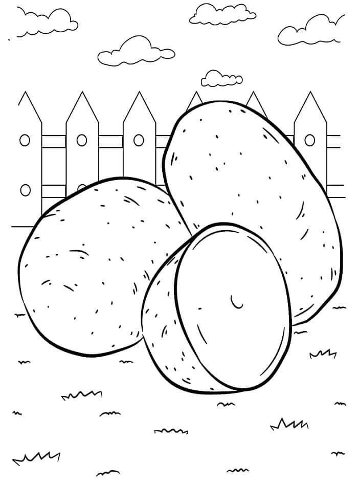 Verdura Libera Stampabile da colorare