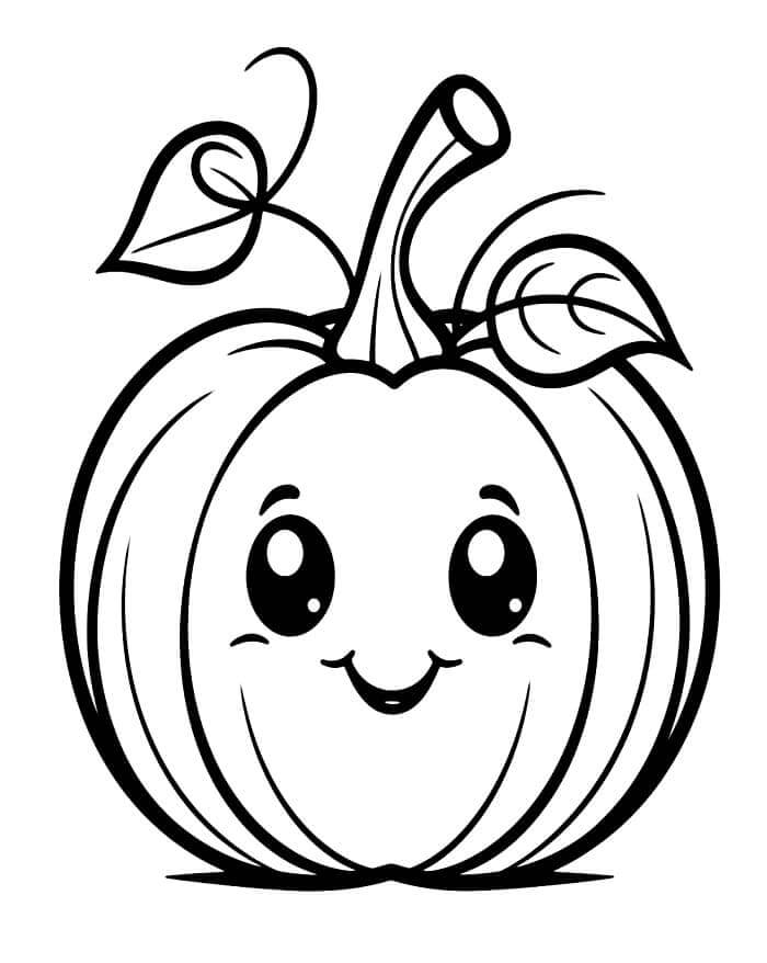 Verdura per Bambini di 5 Anni da colorare