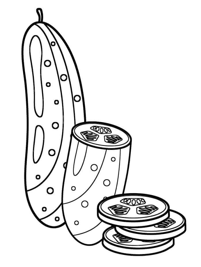 Verdura per Bambini da colorare