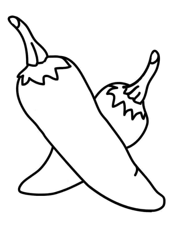 Verdura per Stampare da colorare