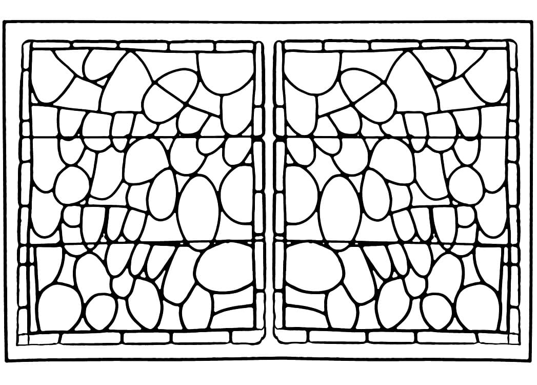 Vetrate Meraviglioso da colorare