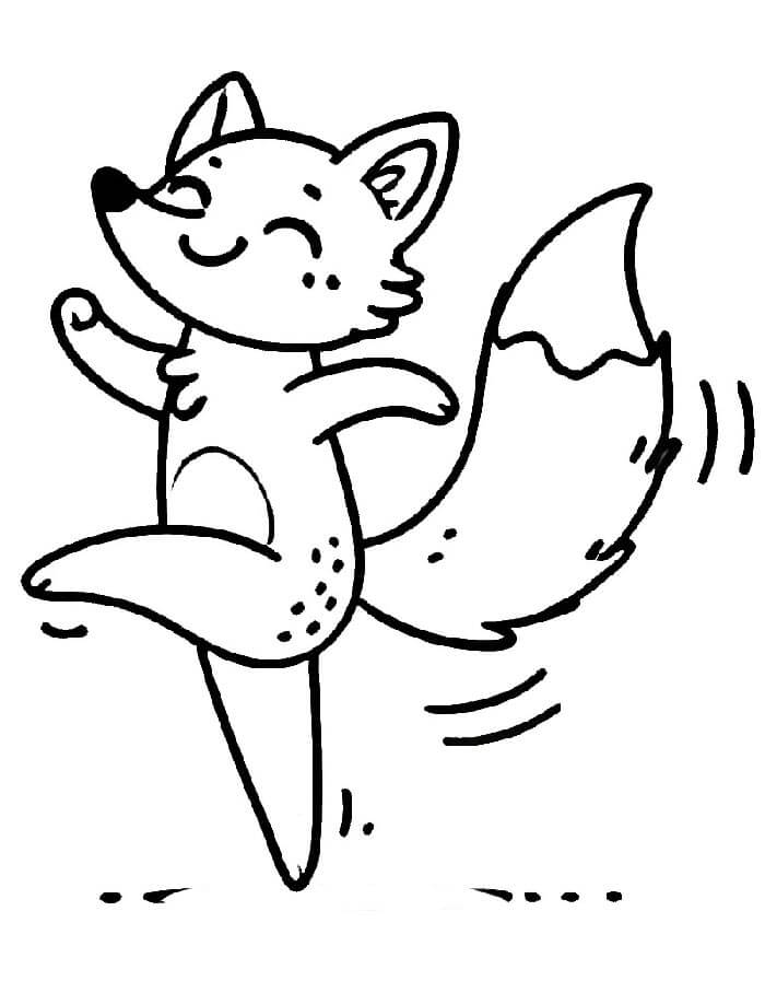 Volpe Stampabile Gratis da colorare