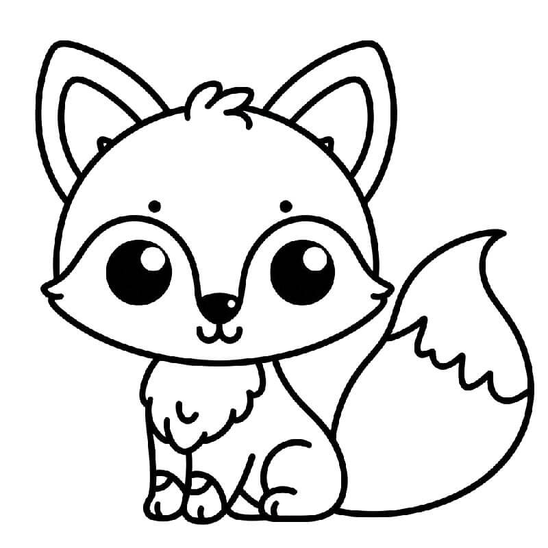 Volpe Stampabile da colorare