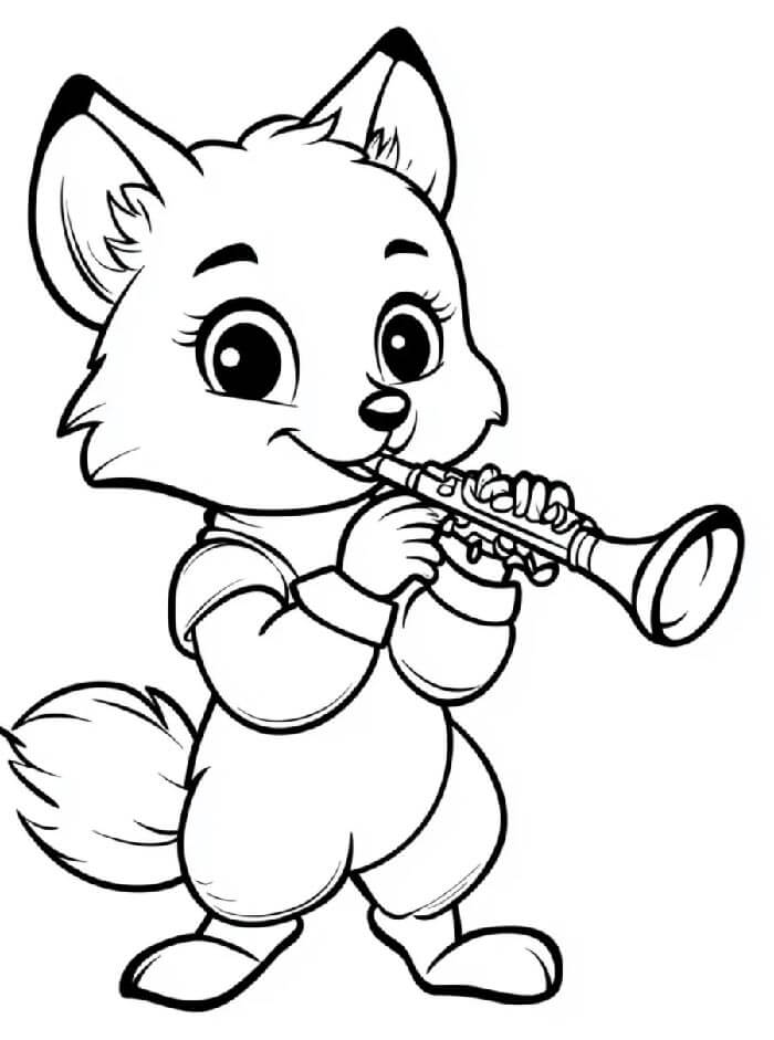 Volpe a Costo Zero da colorare