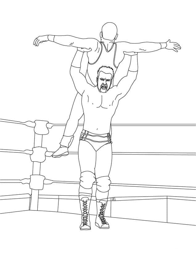 WWE da colorare