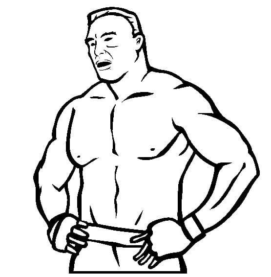 WWE per Bambini di 3 Anni da colorare