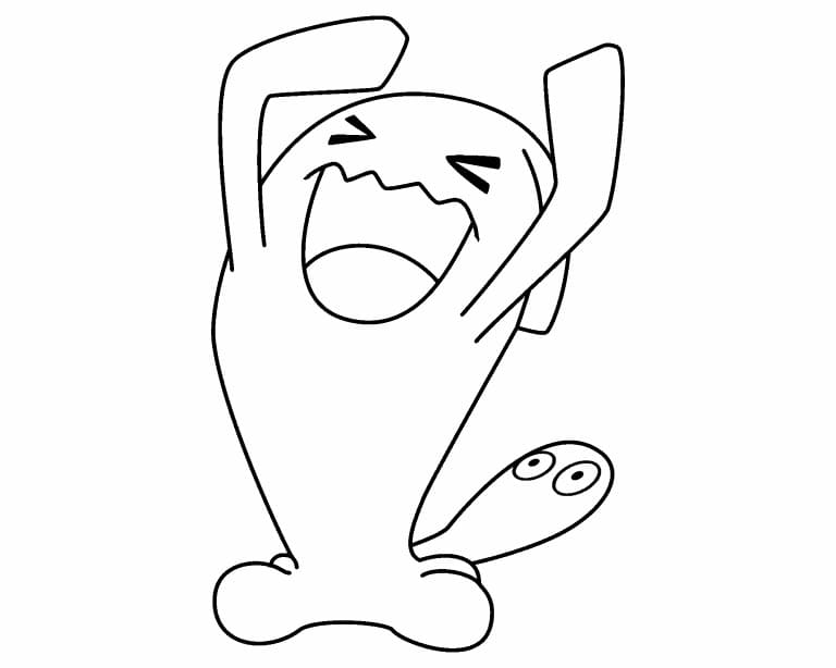 Wobbuffet Pokemon da colorare