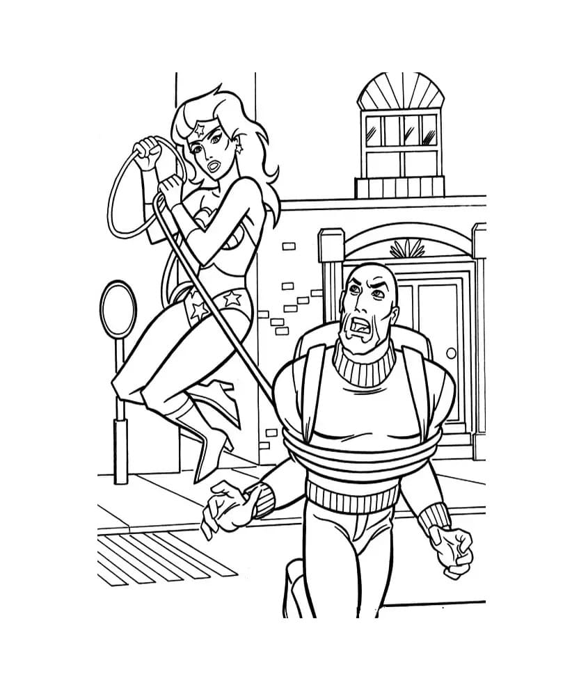 Wonder Woman (2) da colorare