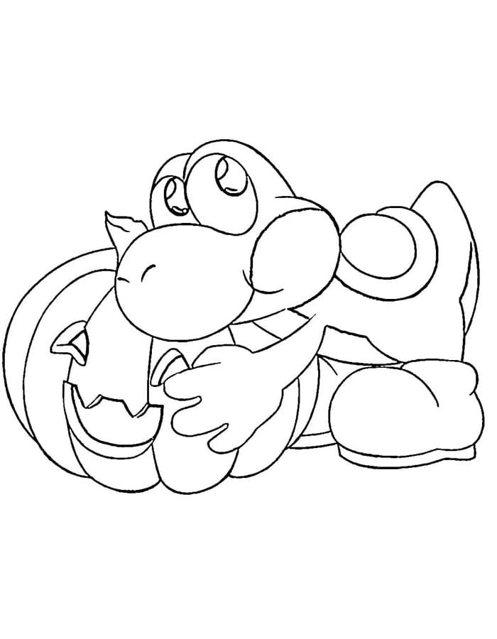 Yoshi Gratis da colorare