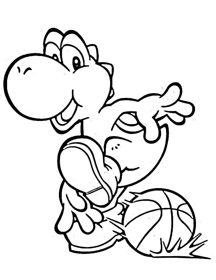 Yoshi Gratuito da colorare