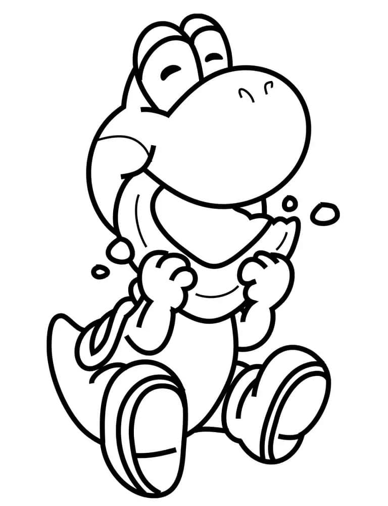 Yoshi Stampabile Gratis da colorare