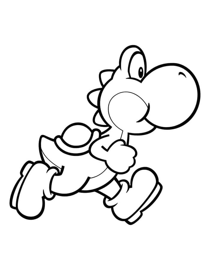 Yoshi a Costo Zero da colorare