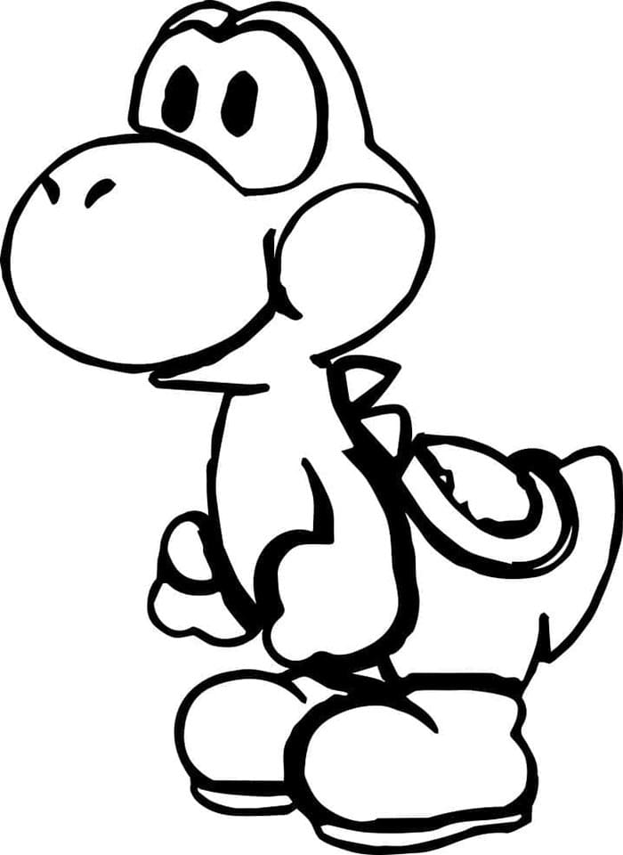 Yoshi per Bambini da colorare