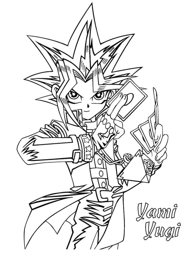 Yu-Gi-Oh Anime da colorare