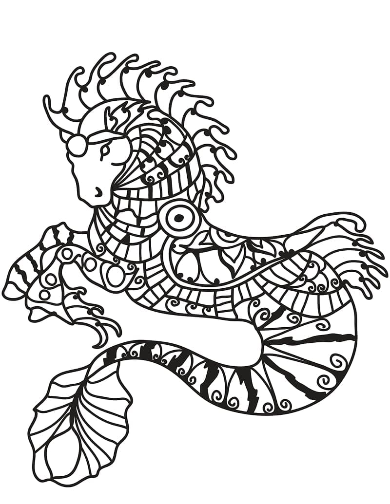 Zentangle Gratuito da colorare