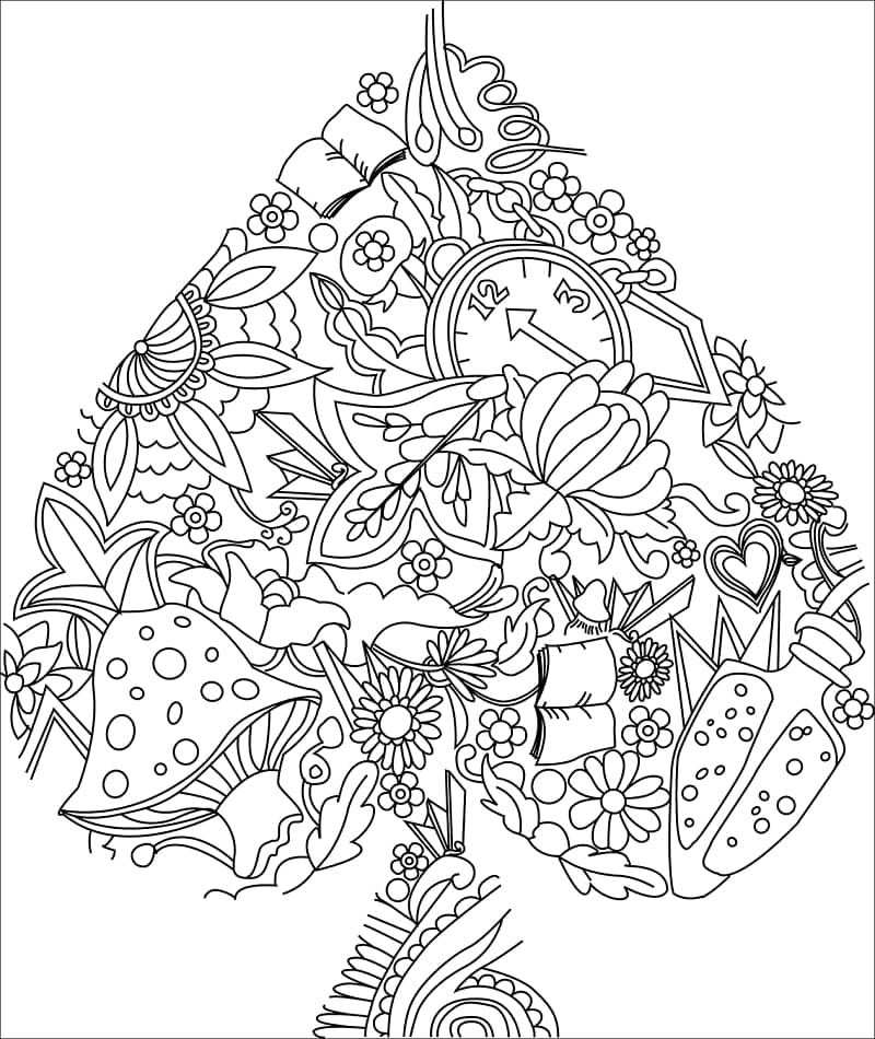 Zentangle Grazioso da colorare