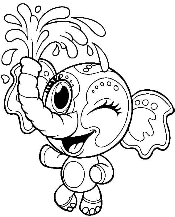 Zoobles per bambini di 2 anni da colorare