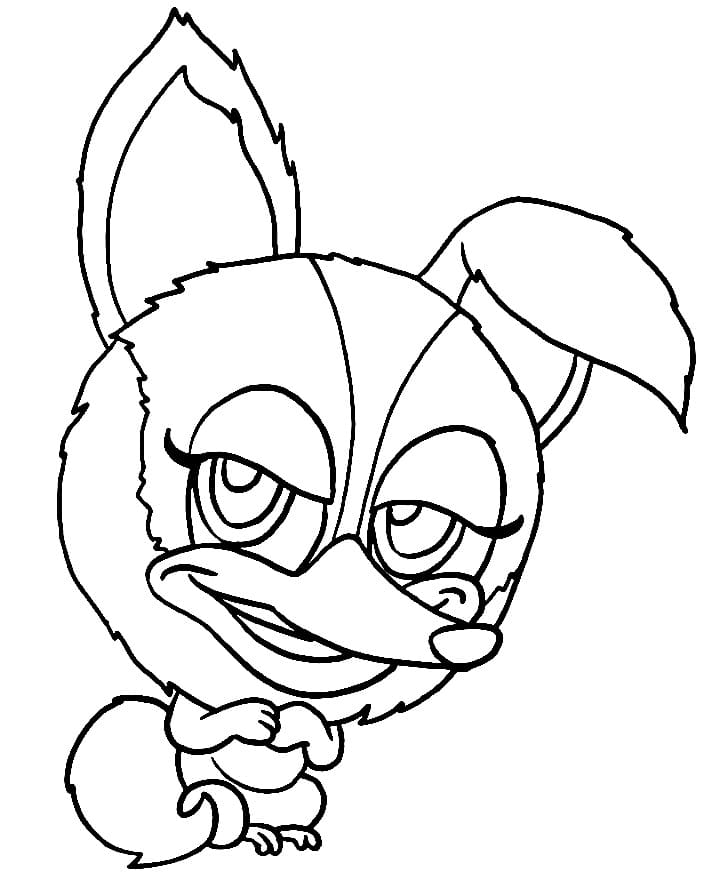 Zoobles per bambini di 4 anni da colorare