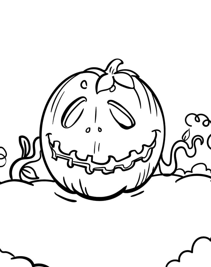 Zucca Autunnale da colorare