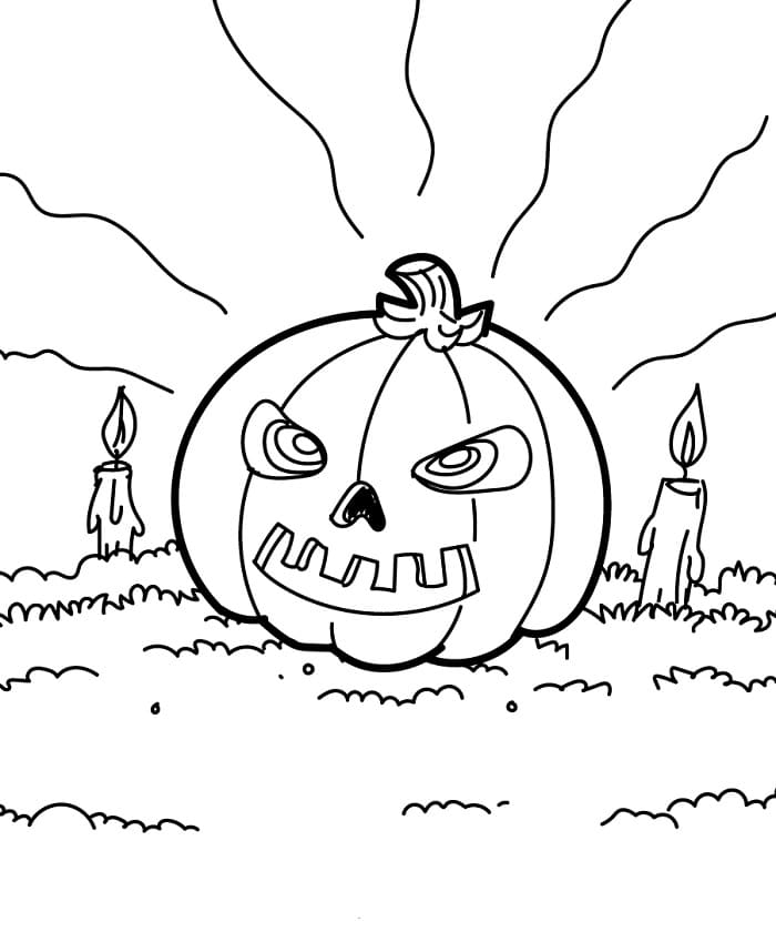 Zucca Base da colorare