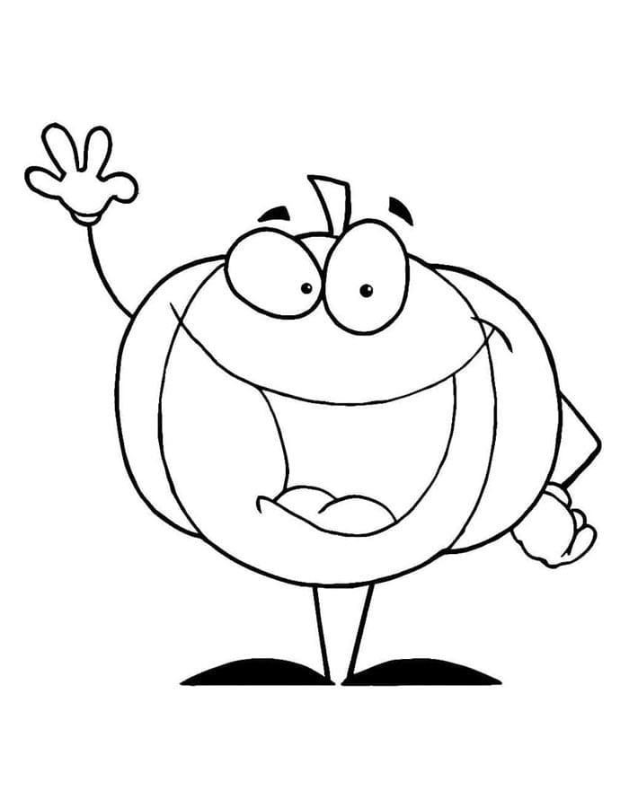 Zucca Libera da colorare