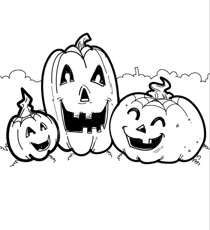 Zucca Normale da colorare