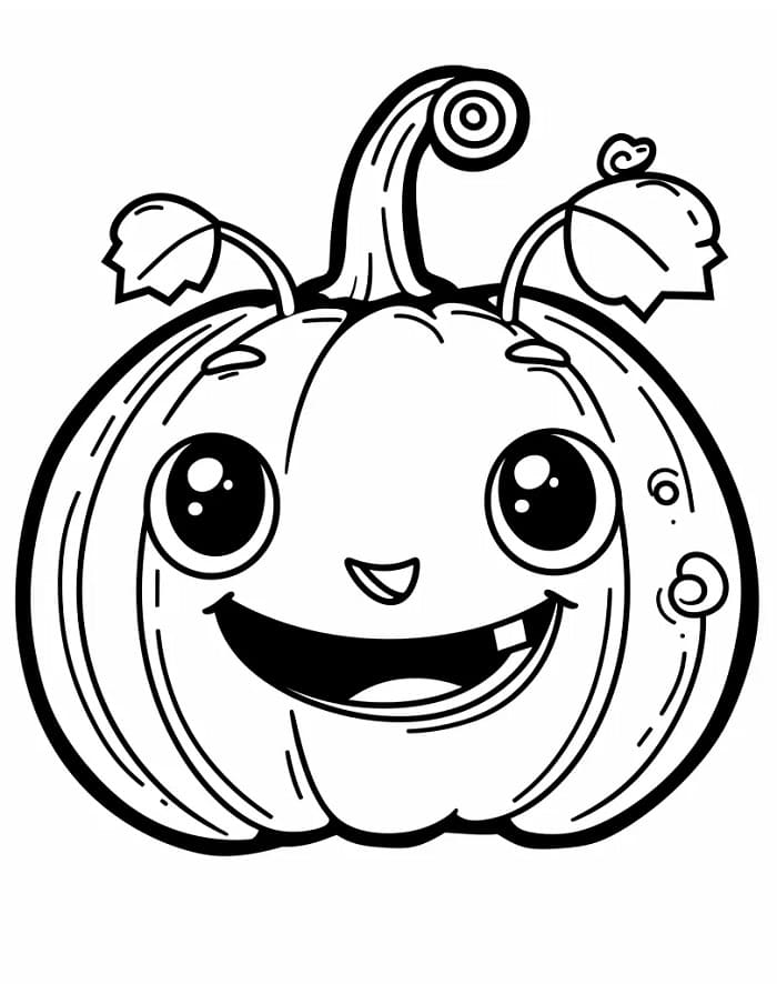 Zucca Perfetta da colorare