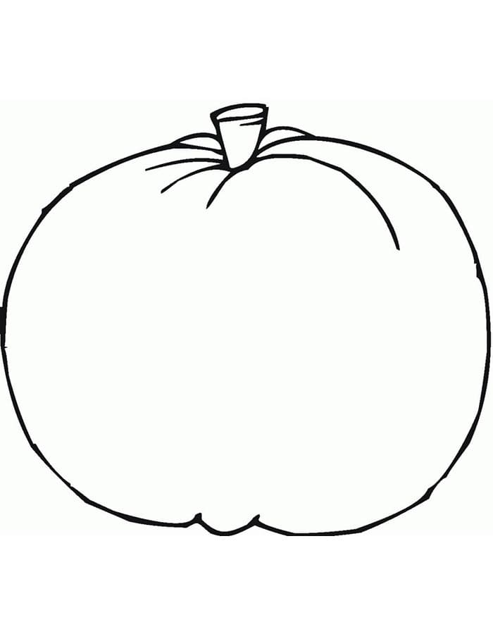 Zucca Stampabile Gratuita da colorare