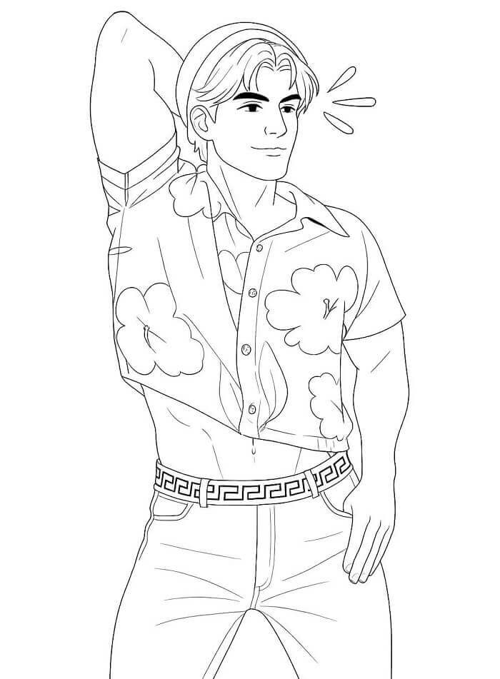 Abby dei KPop Demon Hunters da colorare