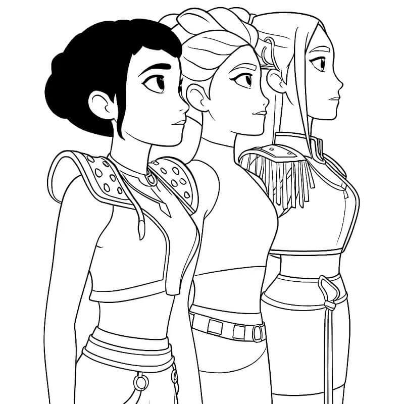 Belli KPop Demon Hunters da colorare