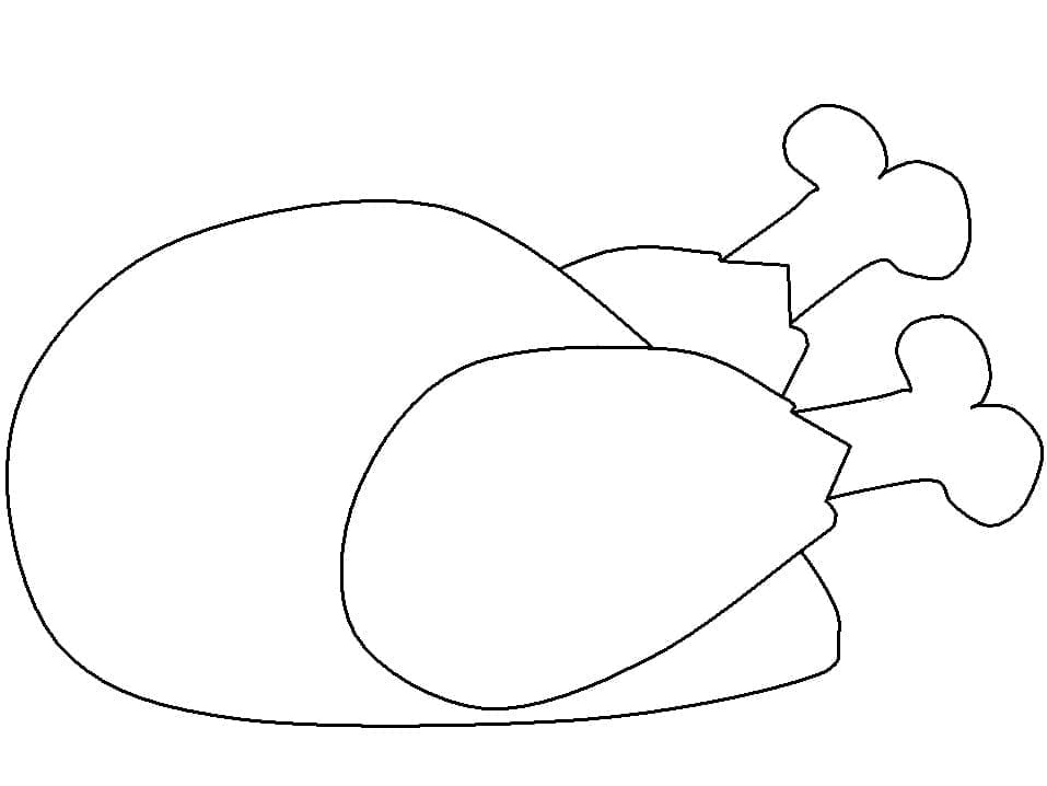 Carne di Tacchino da colorare