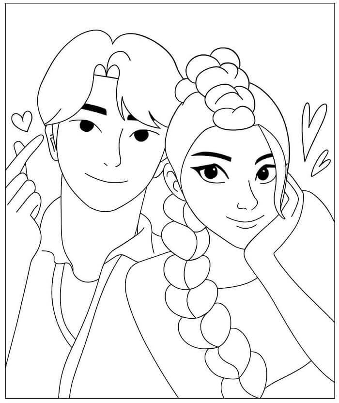 KPop Demon Hunters 1 da colorare