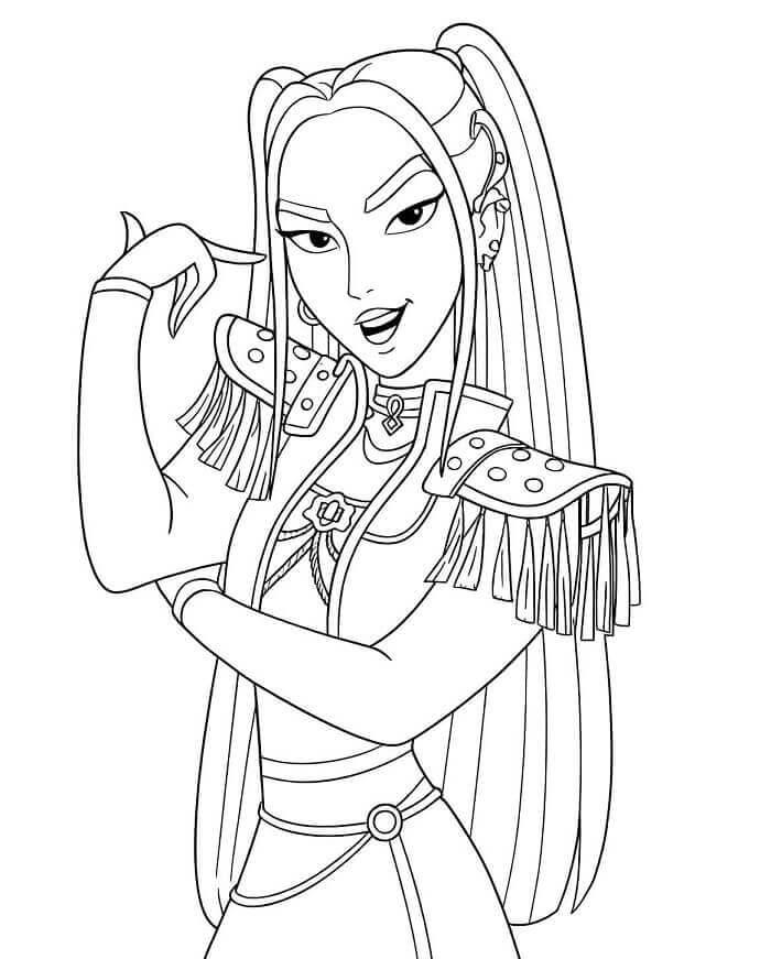 Mira dei KPop Demon Hunters da colorare