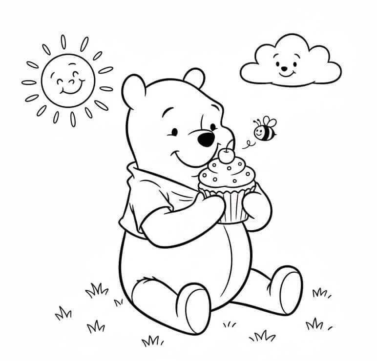 Winnie The Pooh da colorare