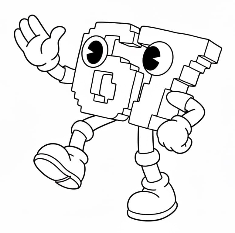 67 Brainrot Immagine Stampabile da colorare