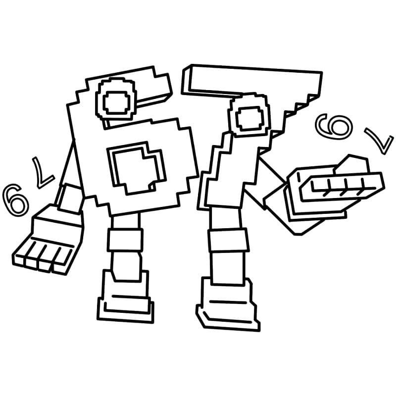 67 Brainrot Stampabile per Piccoli da colorare