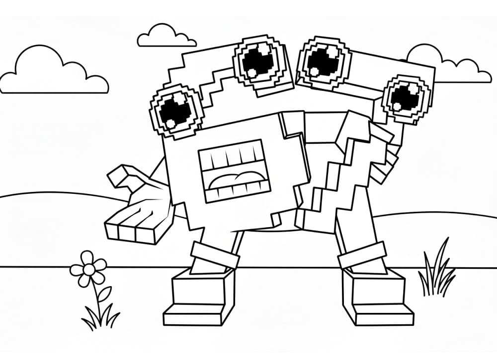 67 Brainrot Stampabile da colorare